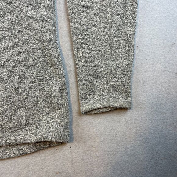 SIMMS Mens Sz M Pullover Tweed Fleece Sweater Quarter Zip Brown - Picture 2 of 10